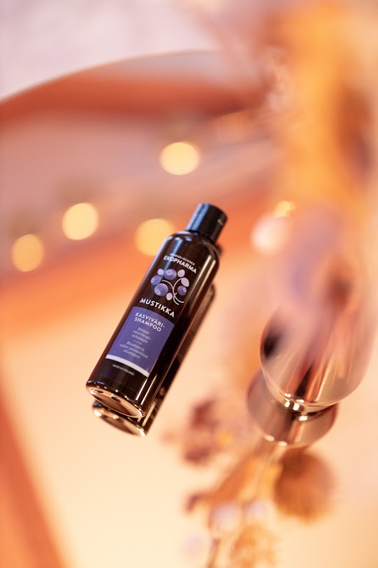 Ekopharma Mustikka Kasvivärishampoo hajusteeton 250ml